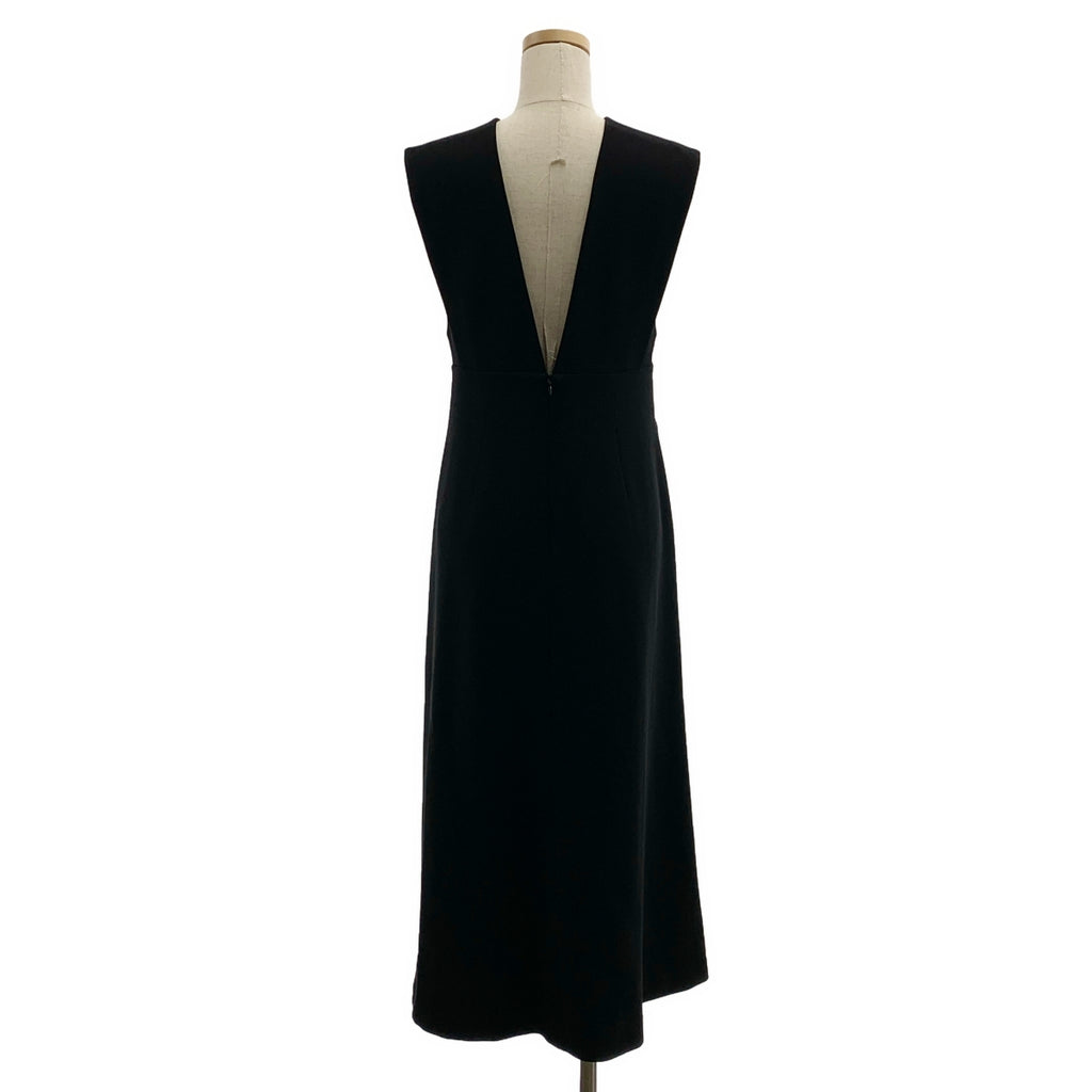 Mame Kurogouchi / マメクロゴウチ | V Neck Sleeveless Dress / ノースリーブ ポケット付き ドレス ワンピース / 裏地付き | 1 |