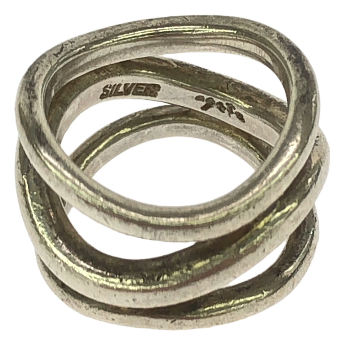 agete / agete | 銀色三重戒指 | 銀色 | 女款