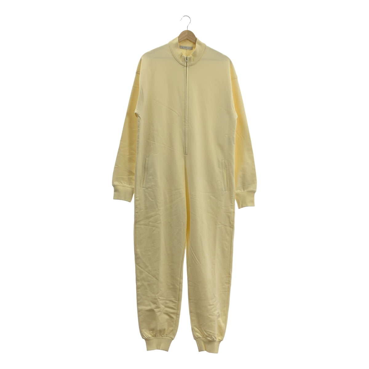 【新品】  ETRE TOKYO / エトレトウキョウ | スウェット ジャンプスーツ オールインワン | M | アイボリー | レディース