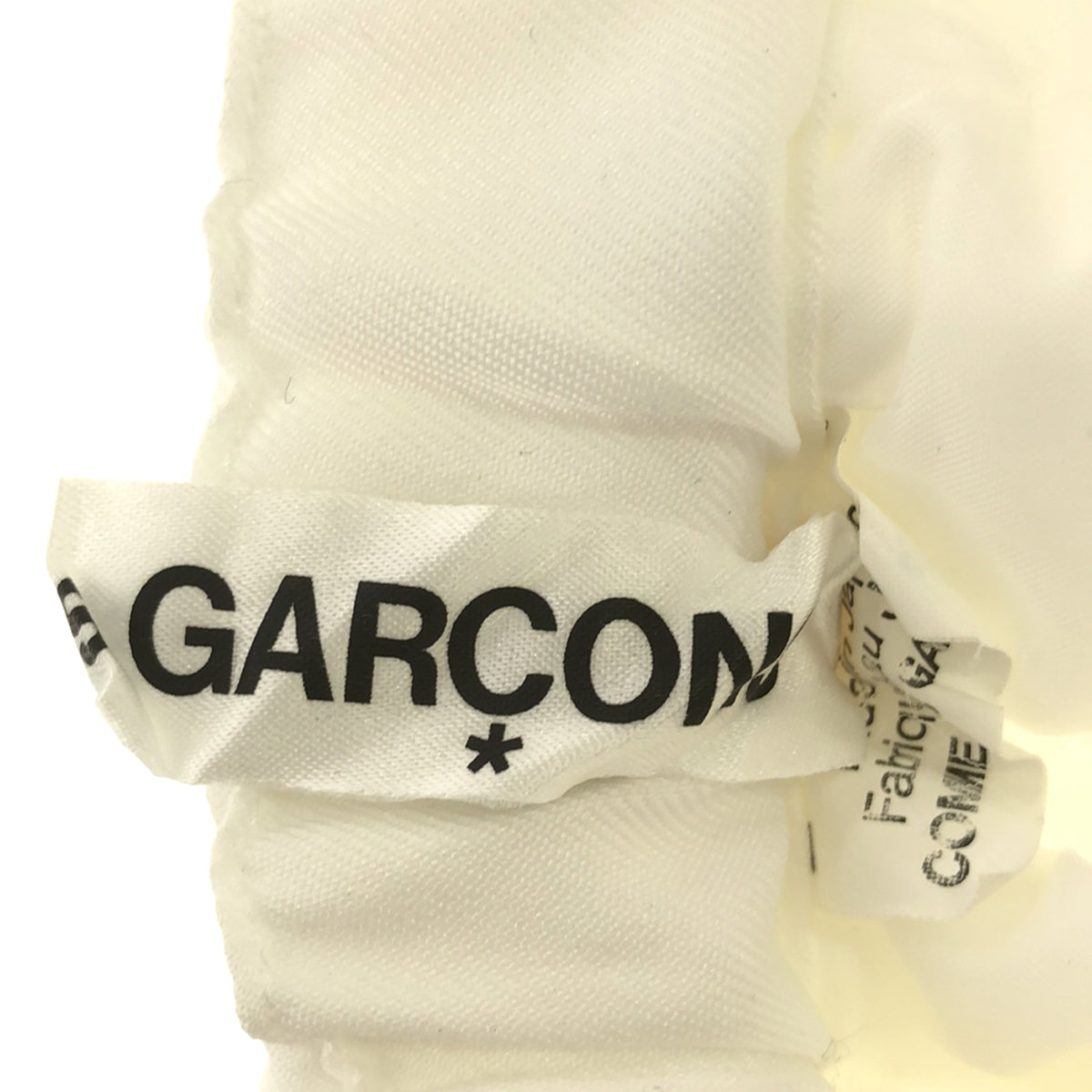 COMME des GARCONS / 컴데 갤슨 | 2015SS | 폴리 에스테르 퀼팅 드로우 스트링 볼륨 오버 스커트 | S | 여성