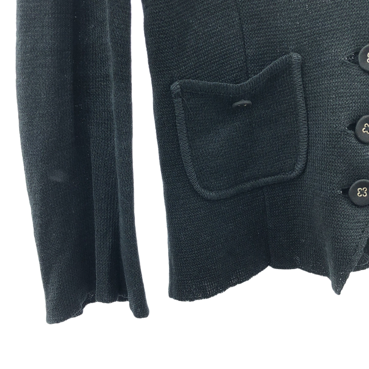 mina perhonen / 미나펠호넨 | nostalgia 노스탤지어 니트 재킷 | 네이비 | 여성