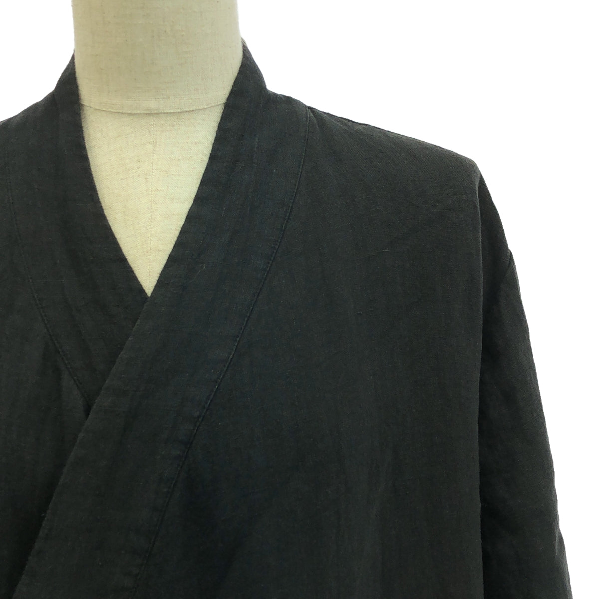 Aleksandr Manamis. / Alexandre Manamis | WRAP SHIRT Long Shirt | Size 3 | Charcoal Gray | Men's