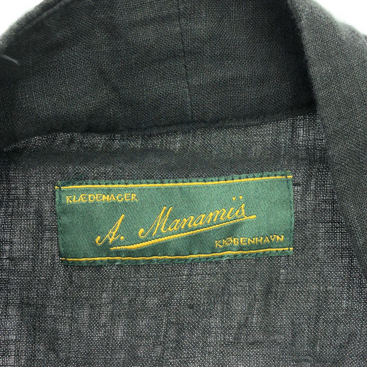 Aleksandr Manamis. / Alexandre Manamis | WRAP SHIRT Long Shirt | Size 3 | Charcoal Gray | Men's