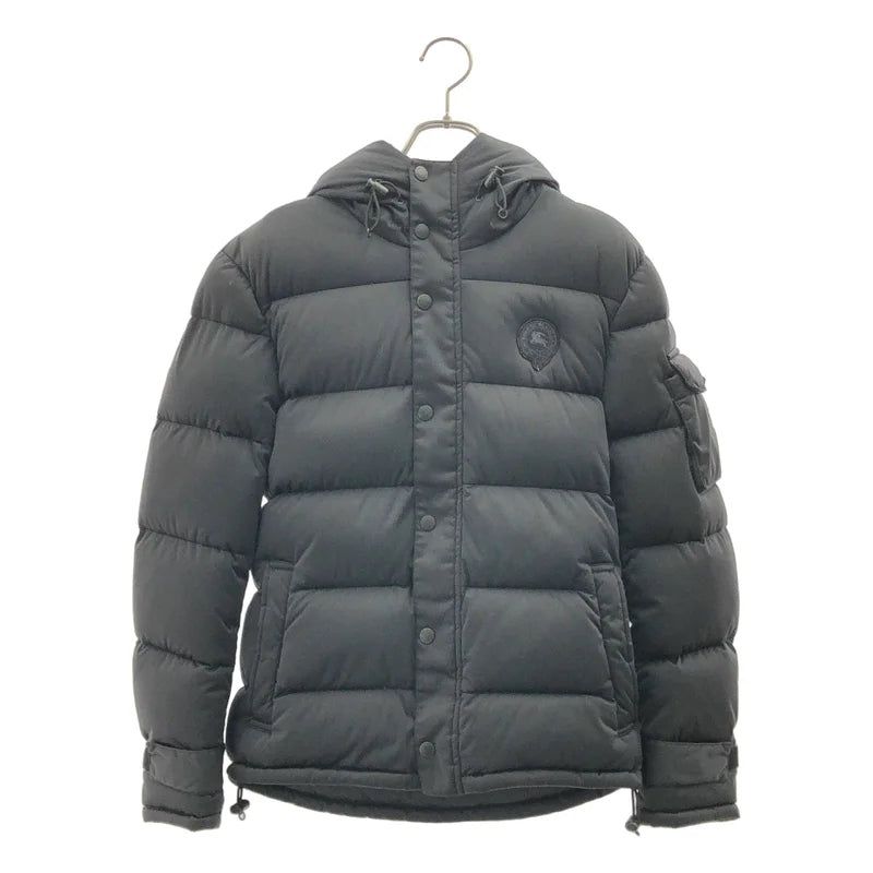 BURBERRY BLACK LABEL / バーバリーブラックレーベル | ワッペン フーデッド ダウンジャケット | S | メンズ