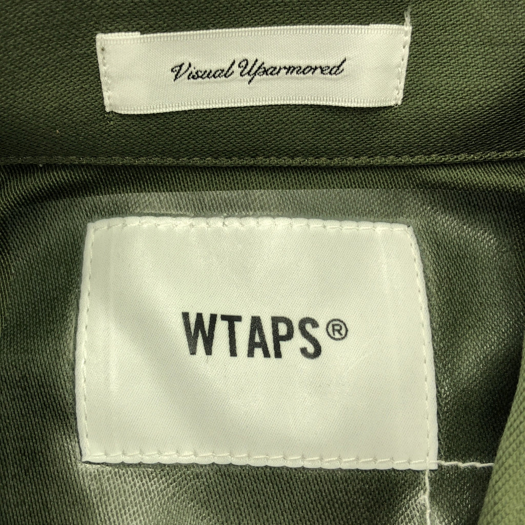 [狀況良好] WTAPS / Double Taps | BRDT-SHM04 BUDS LS / 軍用襯衫 | 02 |橄欖 |男士