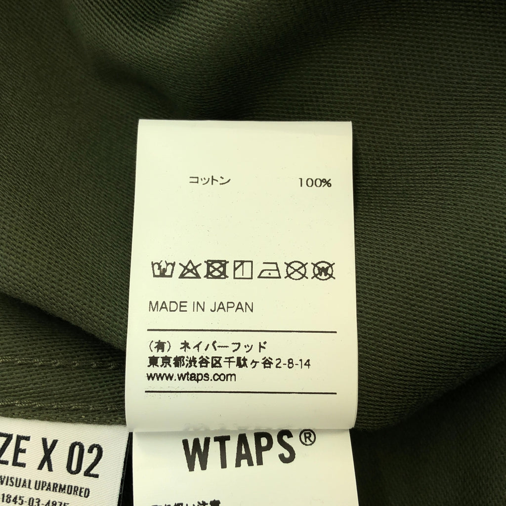 [狀況良好] WTAPS / Double Taps | BRDT-SHM04 BUDS LS / 軍用襯衫 | 02 |橄欖 |男士