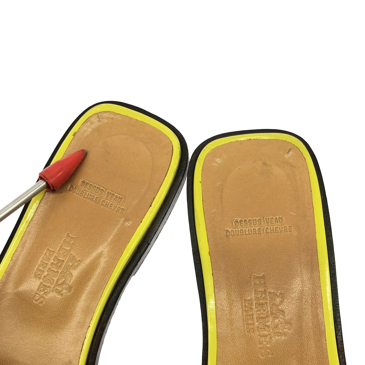 HERMES / エルメス | ORAN / オラン パテントレザー Hモチーフ