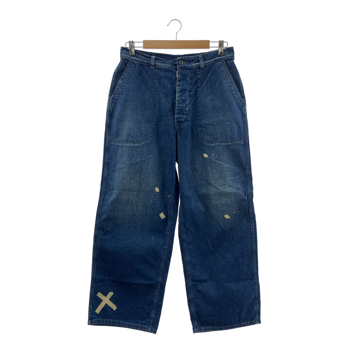 Maison Margiela / 메종 마르젤라 | 2024SS | distressed jeans 페인트 가공 디스트레스트 데님 팬츠 | 26 |
