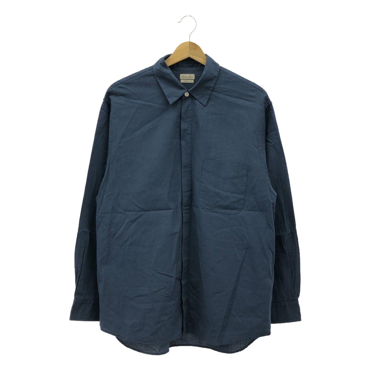 steven alan / Steven Alan | C/LNN/RME FLY FRONT REGULAR COLLAR SHIRT-LOOSE Shirt | S | Men's