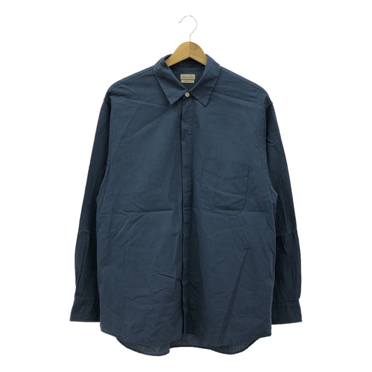 steven alan / スティーブンアラン | C/LNN/RME FLY FRONT REGULAR COLLAR SHIRT-LOOSE シャツ | S | メンズ