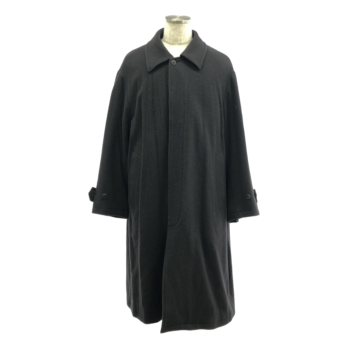 URU / ウル | 2023AW | ONLY ARK別注 NAPPING MELTON BALMACAAN COAT ナッピングメルトン バルカマーンコート | 2 | メンズ
