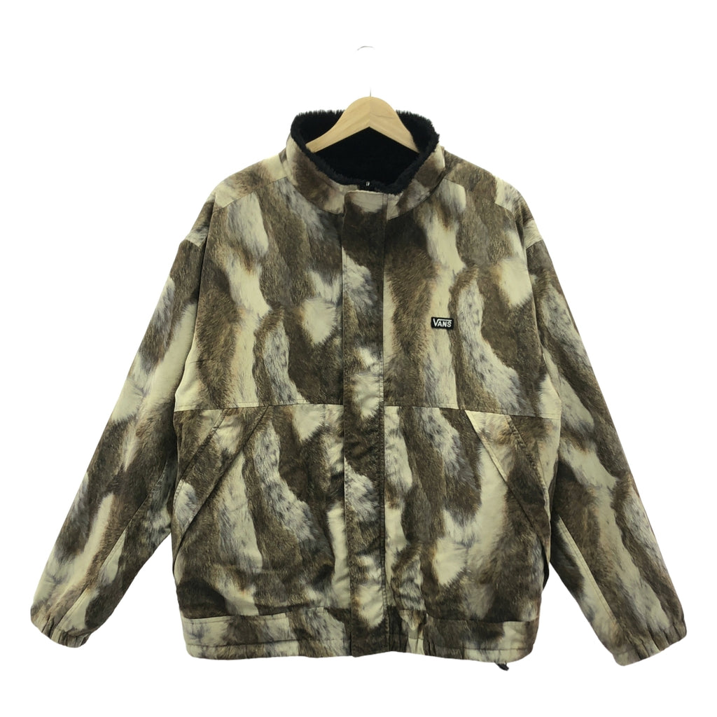 VANS / バンズ | ×BILLY'S RABBIT FUR PRINT REVERSIBLE JKT ビリーズ ラビットファープリント リバーシブル ジャケット | S | マルチカラー / ブラック | メンズ