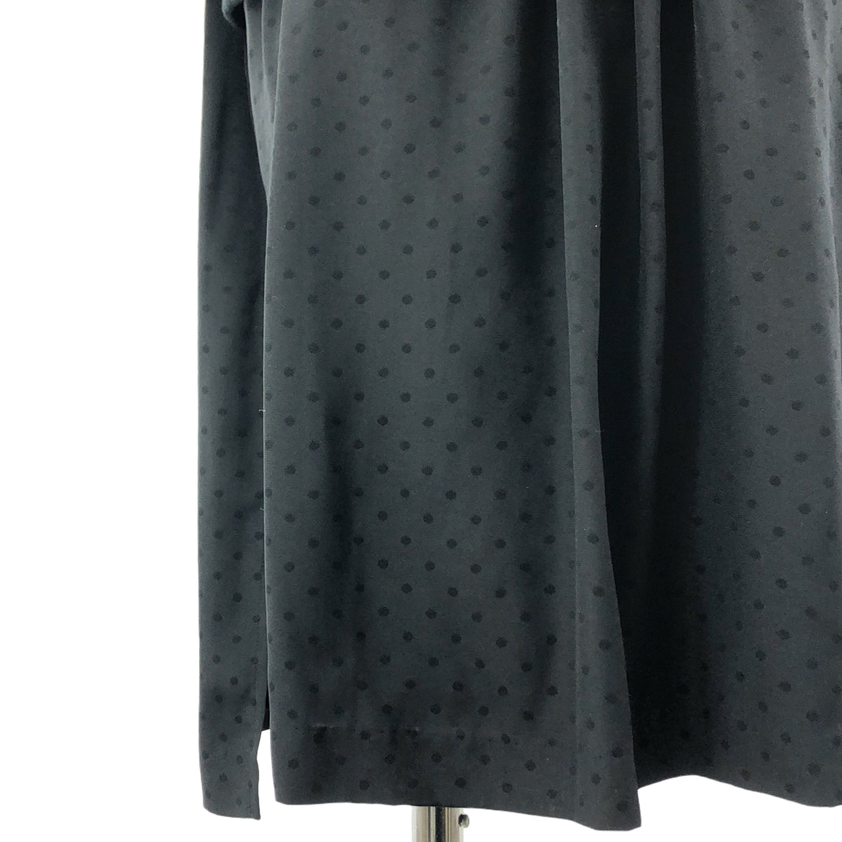 JUNYA WATANABE COMME des GARCONS / 渡邊淳也 | 2019秋冬 |學院標誌圓點拼接襯衫連身裙 | S |黑色|女性的