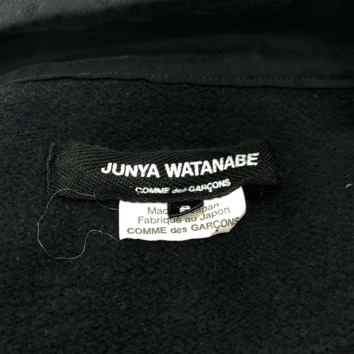 JUNYA WATANABE COMME des GARCONS / 渡邊淳也 | 2019秋冬 |學院標誌圓點拼接襯衫連身裙 | S |黑色|女性的