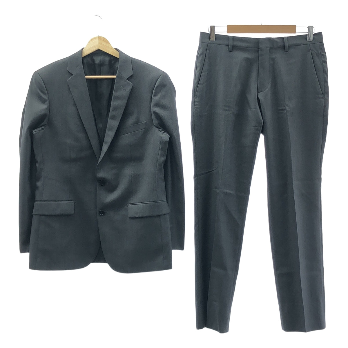 UNITED ARROWS | 白標 / Set-up 2B 修身外套 / 休閒褲 | 48 | 灰色 | 男款