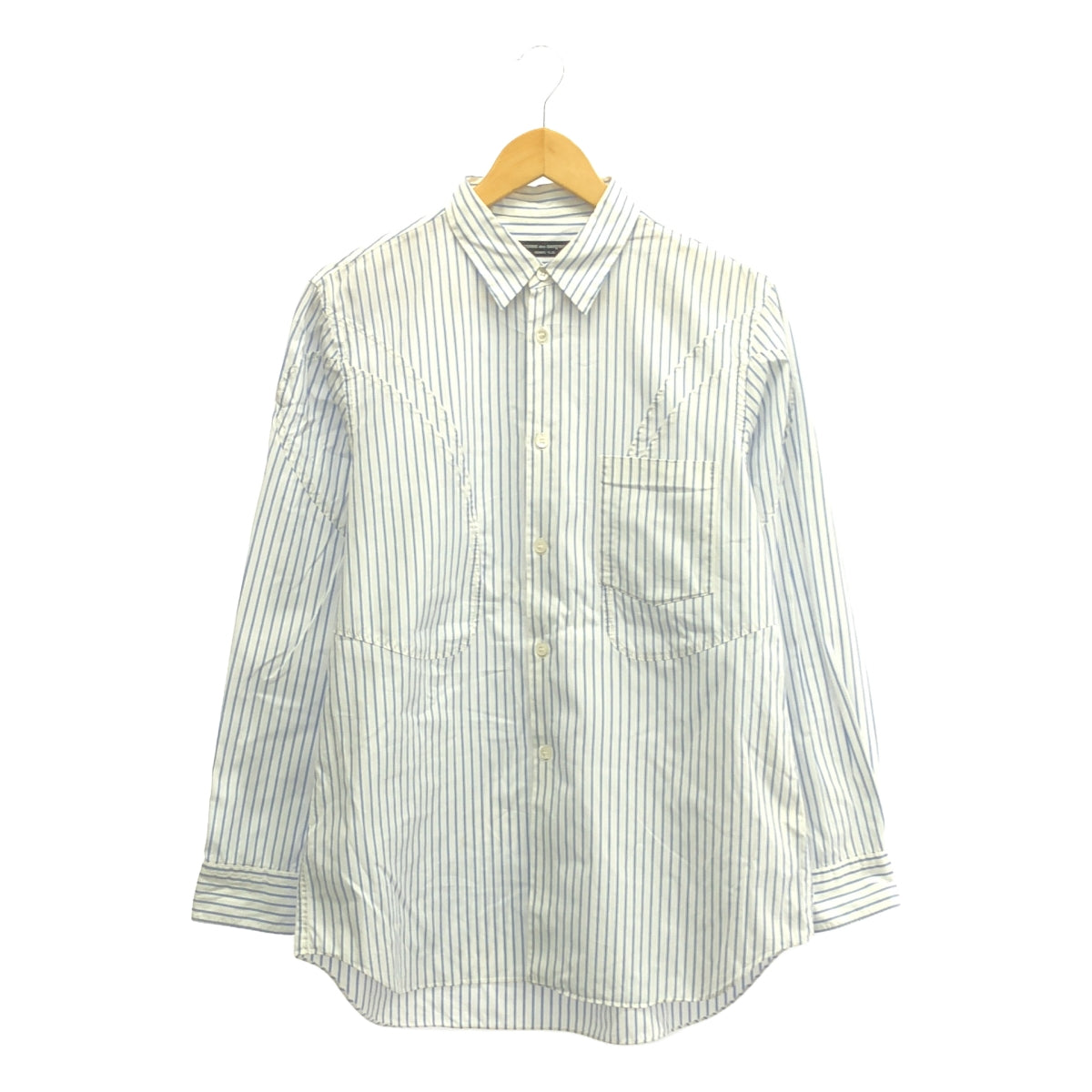 COMME des GARCONS HOMME PLUS | Cotton striped patch shirt |