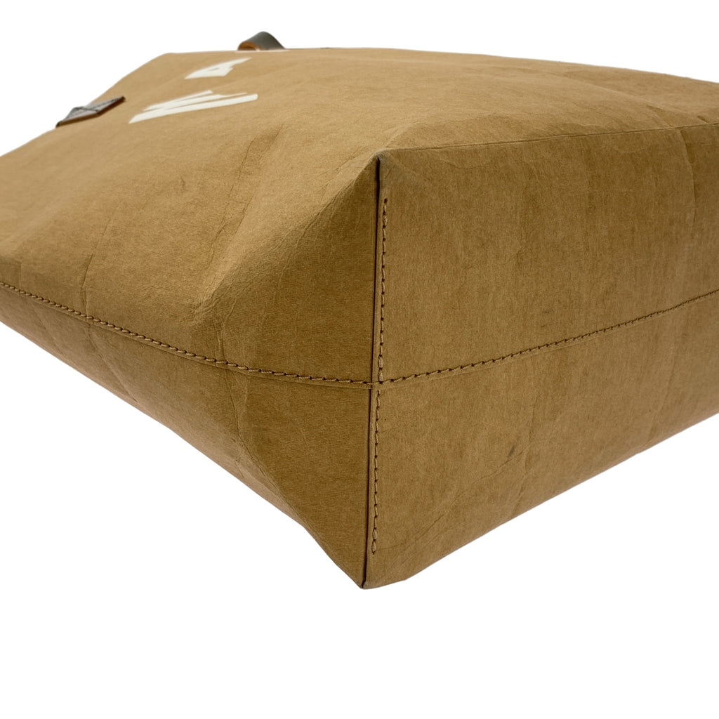 MARNI / マルニ | 2021SS | セルロース レザーハンドル ロゴプリント ショッピング トートバッグ |