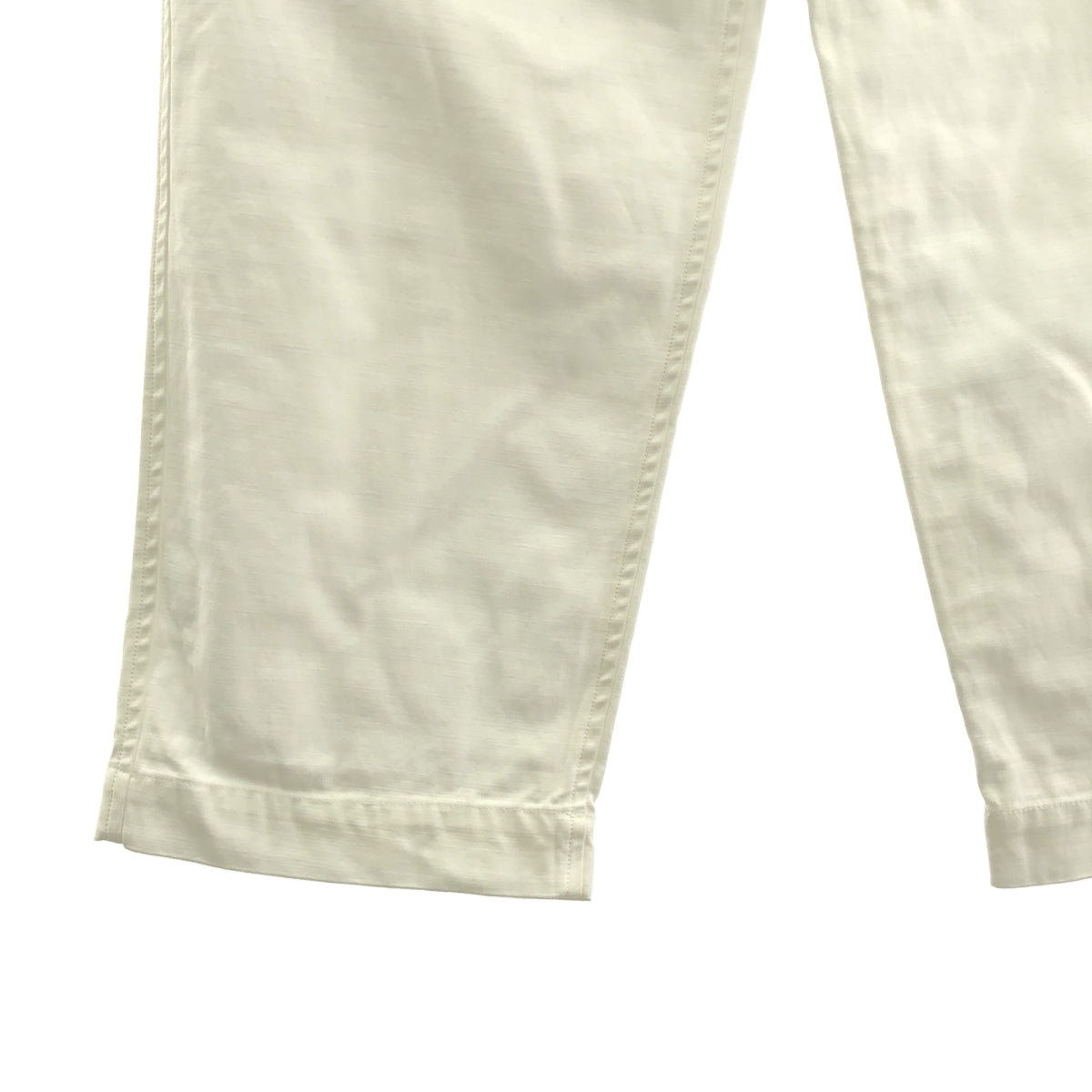 RHVINTAGE / 론허만 빈티지 | 코튼 치노 로고 패치 탁 팬츠 | S | 여성