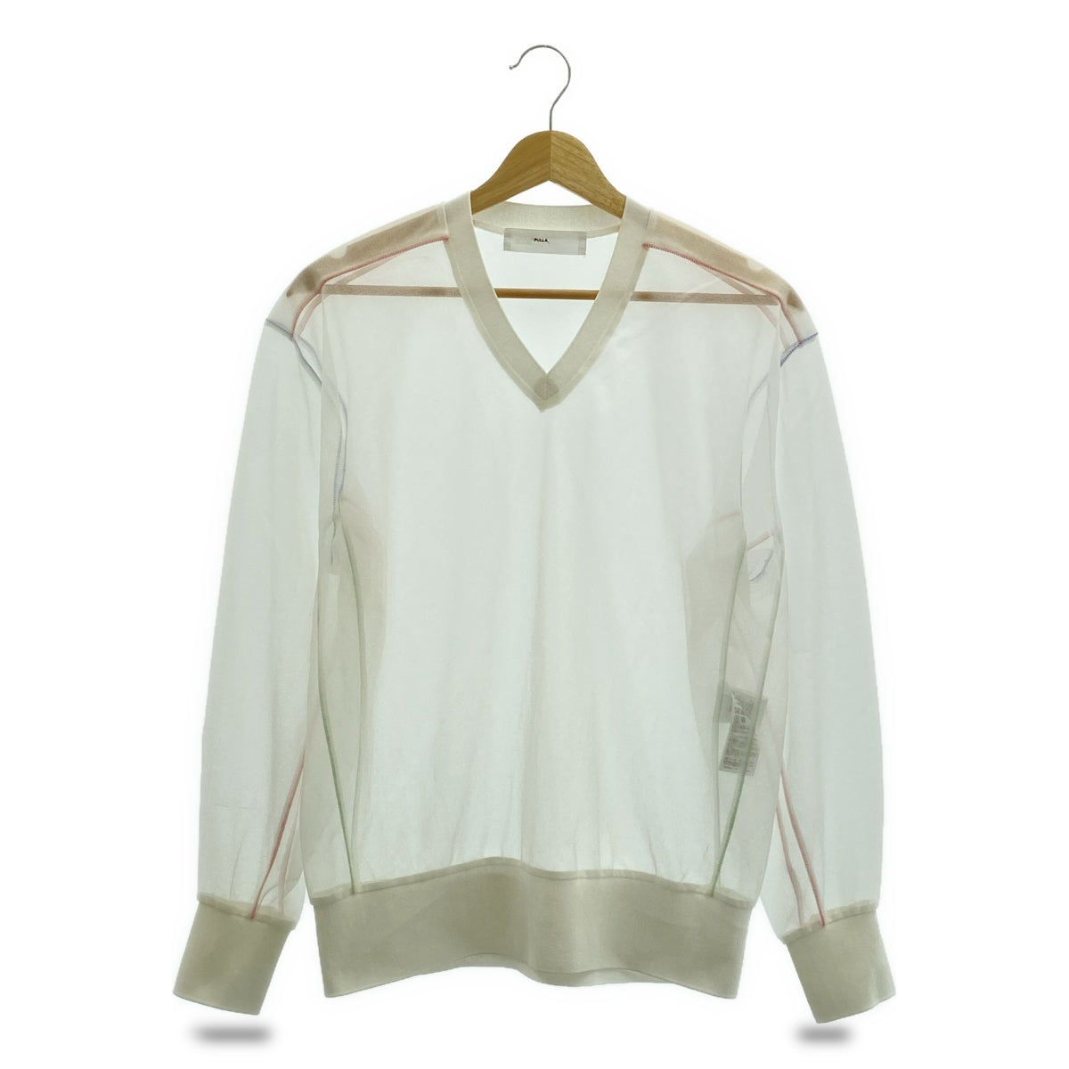 TOGA PULLA | V領透視針織衫 | 36碼 | 女款