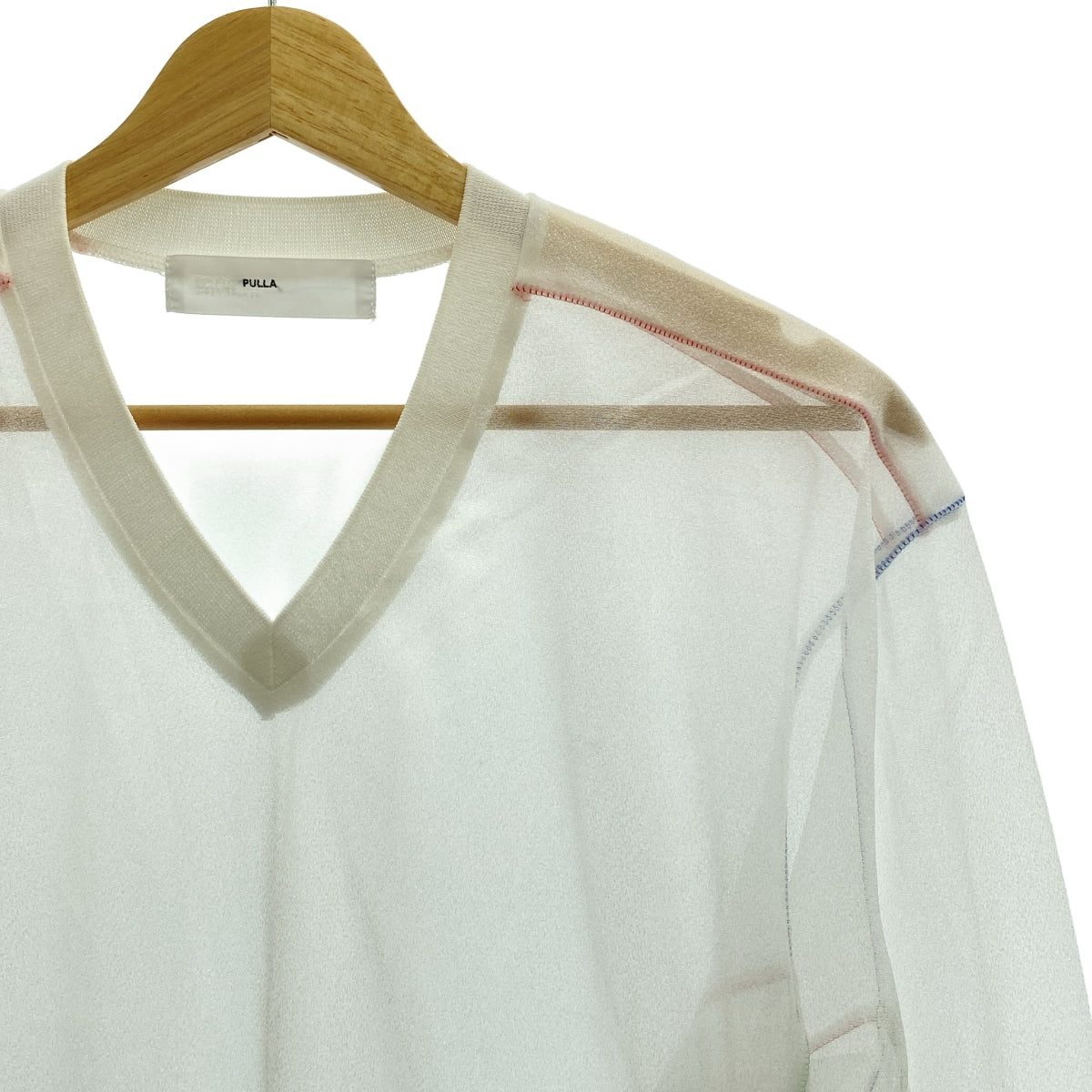 TOGA PULLA | V領透視針織衫 | 36碼 | 女款