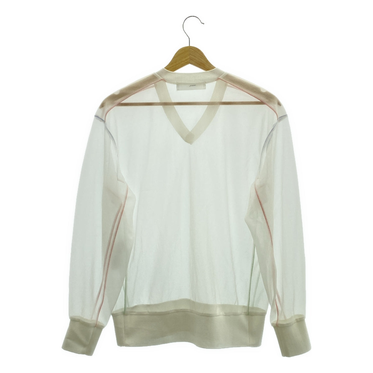 TOGA PULLA | V領透視針織衫 | 36碼 | 女款