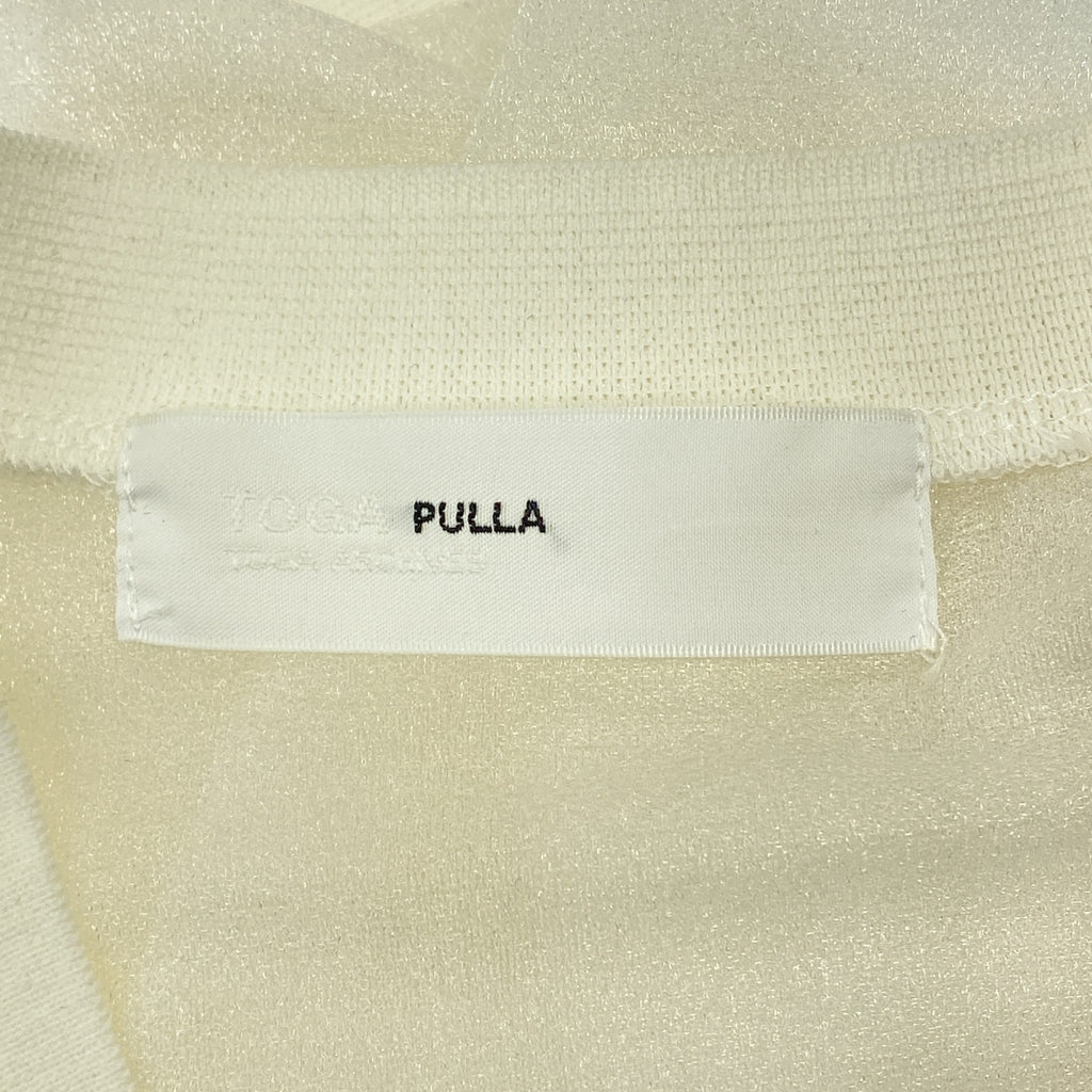 TOGA PULLA / 토가 풀라 | V 넥 시어 니트 | 36 | 여성