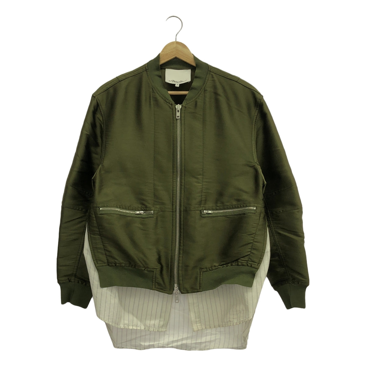 3.1 Phillip Lim | MA-1 Shirt Docking Military Blouson Jacket | 2 | Women's