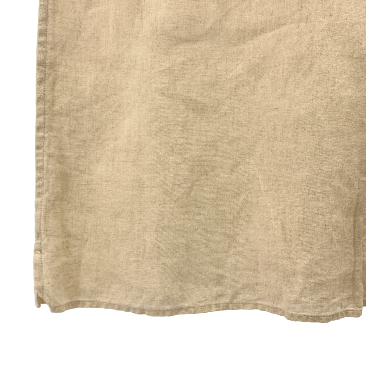 MARGARET HOWELL / マーガレットハウエル | リネン ピンタック ノースリーブシャツ | 1 |