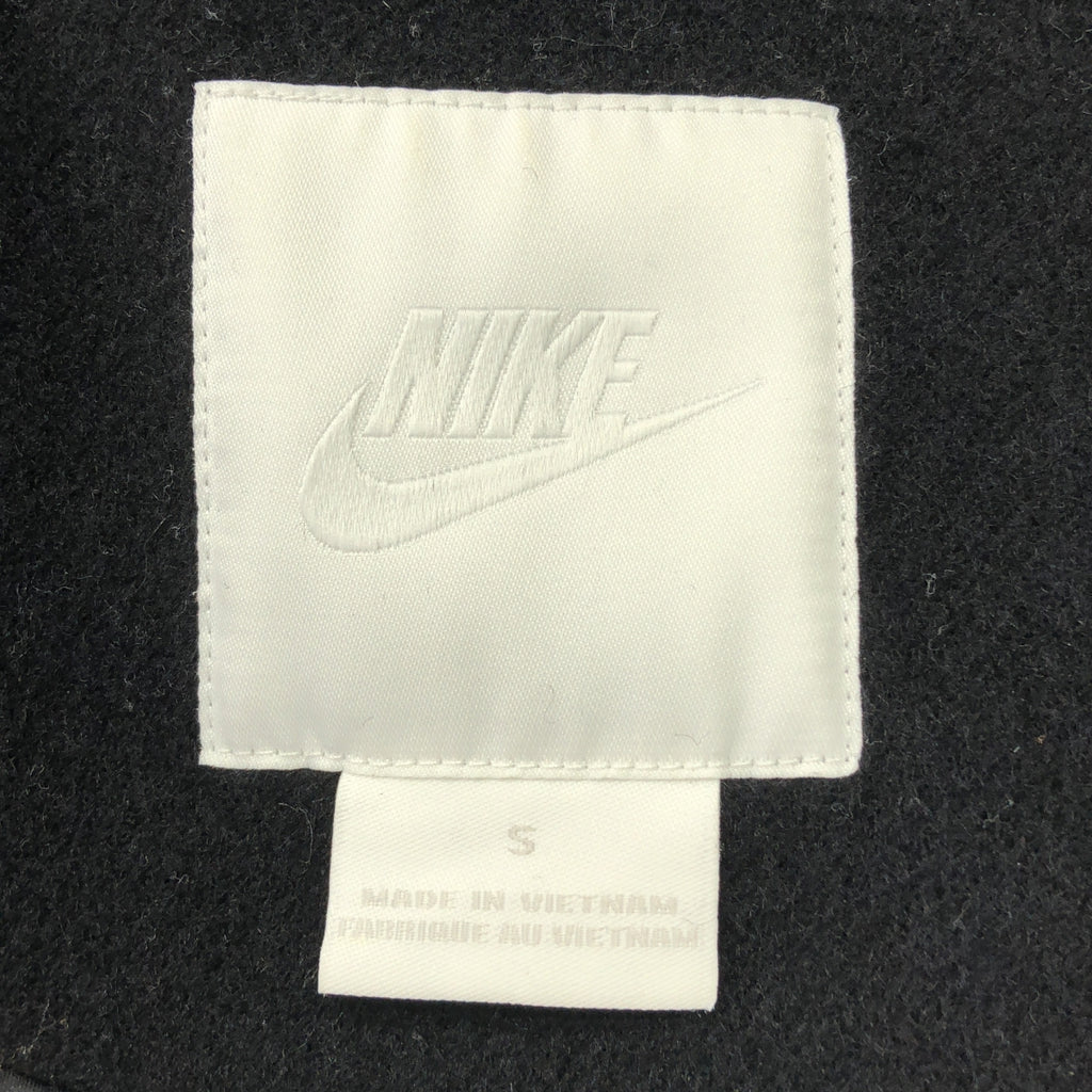 sacai / サカイ | × NIKE / ナイキ ウール 異素材 切替 ドッキング ロゴ ジャケット / 裏地付き | S | レディース