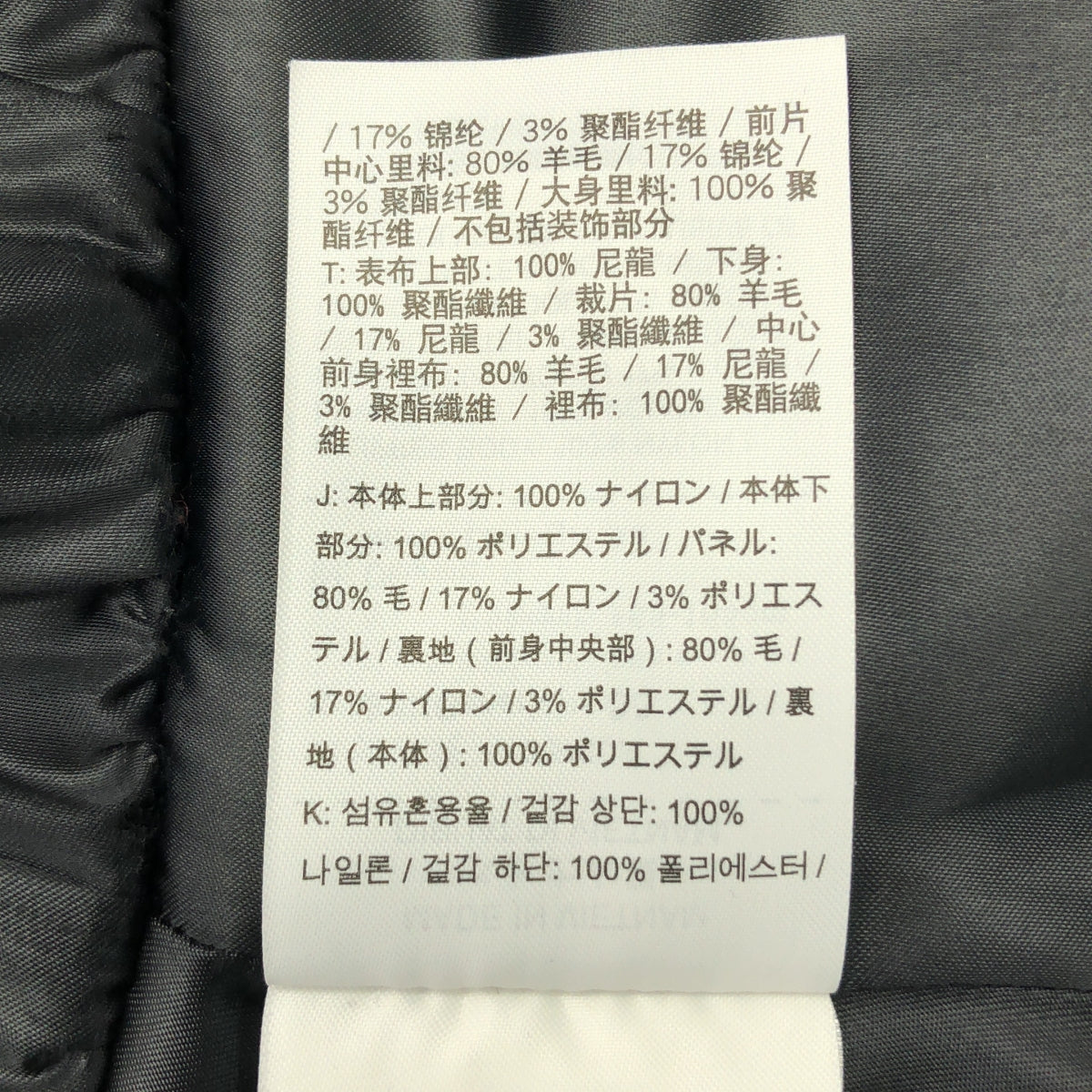 sacai / サカイ | × NIKE / ナイキ ウール 異素材 切替 ドッキング ロゴ ジャケット / 裏地付き | S | レディース