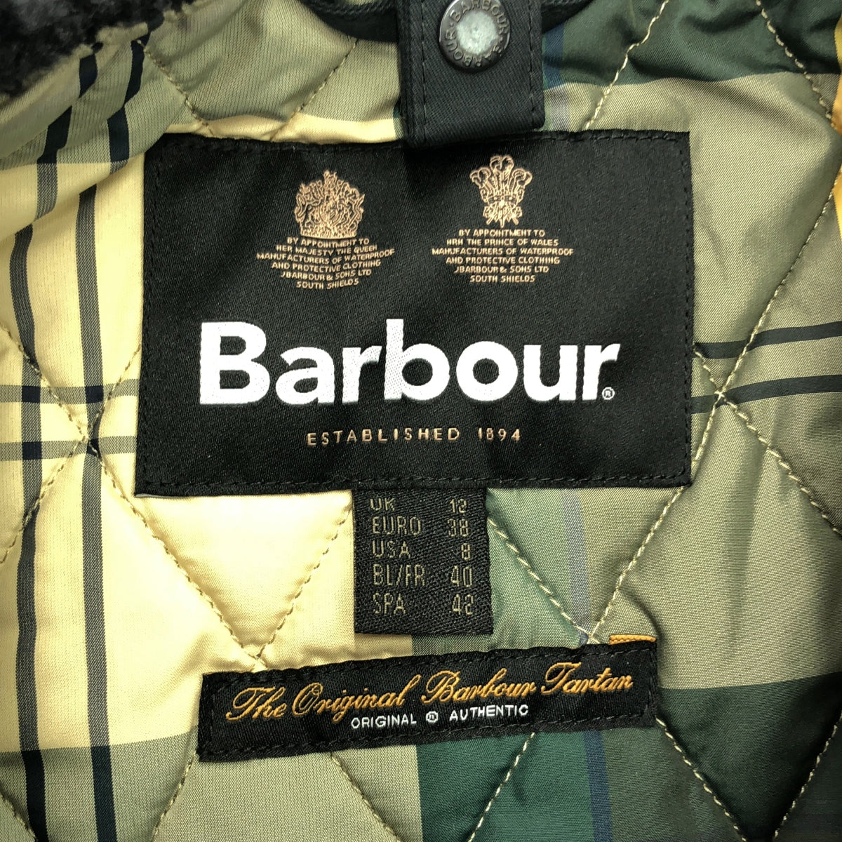 【美品】  Barbour / バブアー | kintra liner ボア ライナー | UK12 | ブラック | レディース