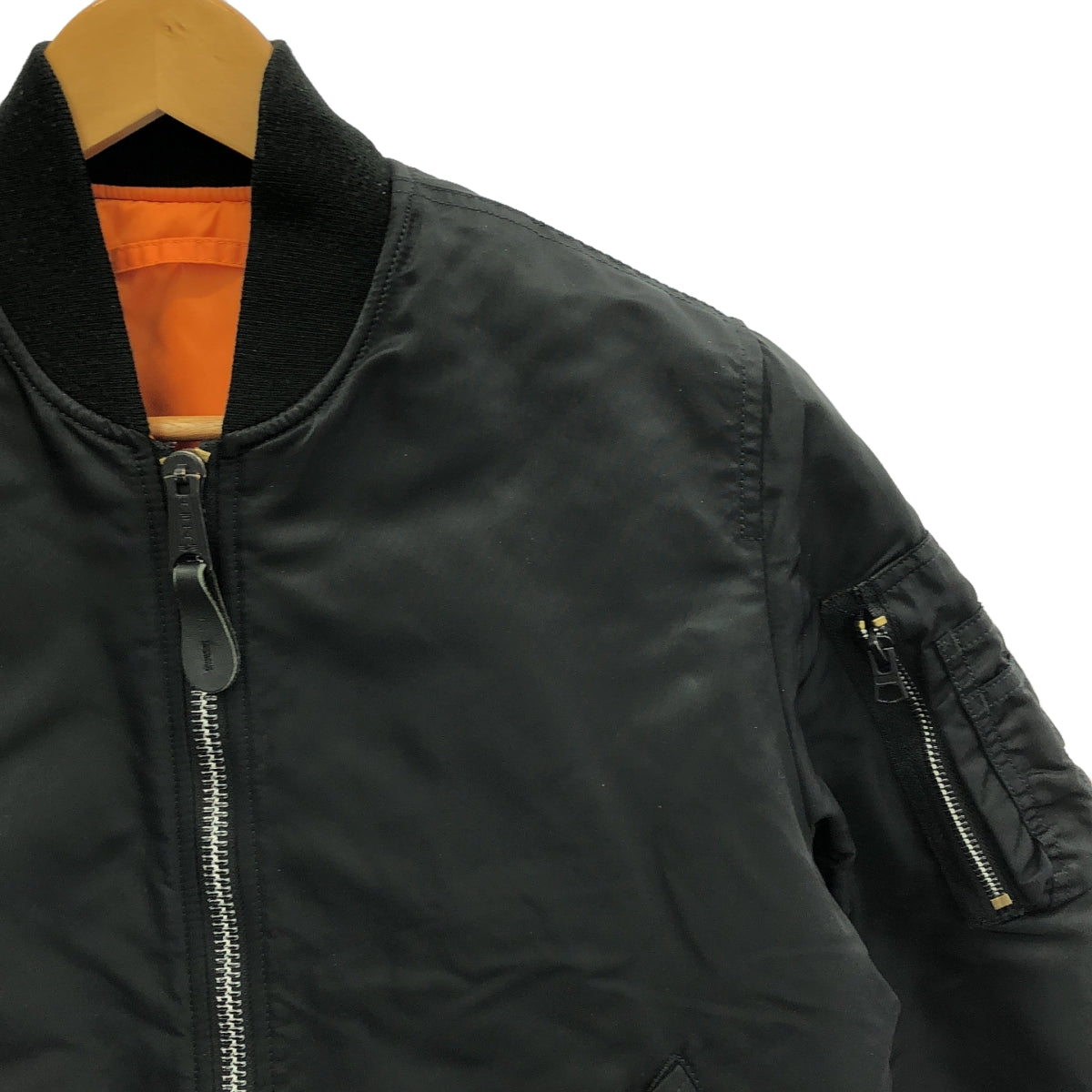 ALPHA INDUSTRIES / Alpha Industries | MIL-J-82790J MA-1 FLIGHT JACKET JAPAN FIT Flight Jacket | S | Black | Men's