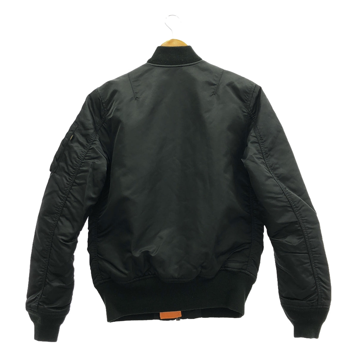 ALPHA INDUSTRIES / アルファインダストリーズ | MIL-J-82790J MA-1 FLIGHT JACKET JAPAN FIT フライト ジャケット | S | ブラック | メンズ