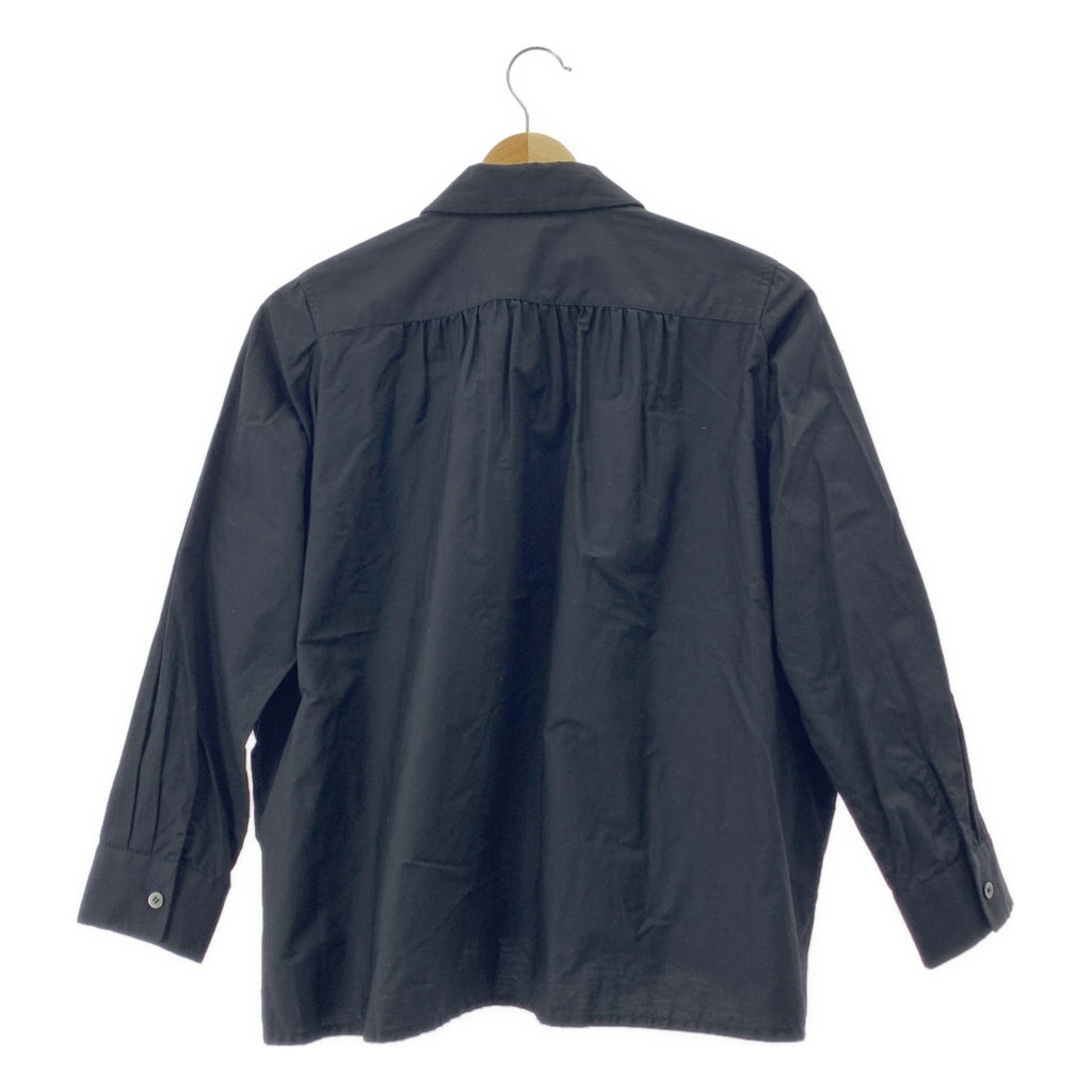 tricot COMME des GARCONS / 트리코 콤 데 갤슨 | AD2020 | 개더 디자인 라운드 칼라 코튼 변형 블라우스 | S |