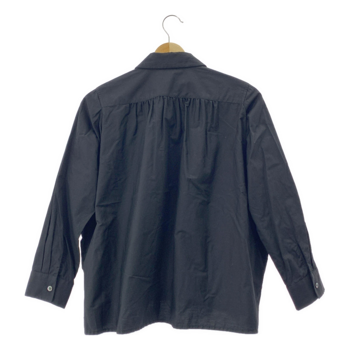 tricot COMME des GARÇONS | AD2020 | 褶皺圓領棉質不對稱襯衫 | S 碼 | 女款