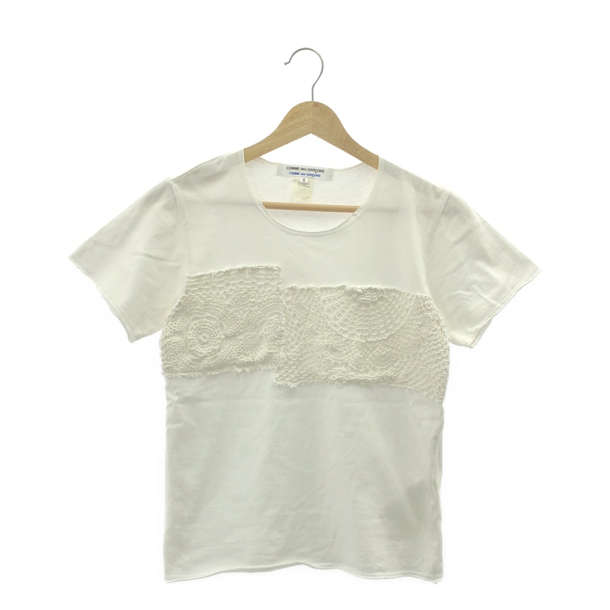 COMME des GARCONS COMME des GARCONS / Comme des | 2007春夏 |針織蕾絲設計剪裁T卹| S |女性的