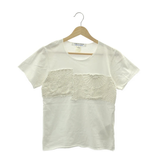COMME des GARCONS COMME des GARCONS / Comme des | 2007春夏 |針織蕾絲設計剪裁T卹| S |女性的