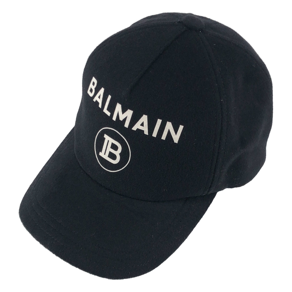 BALMAIN / バルマン | ロゴ ウール ベースボール キャップ | TU | その他