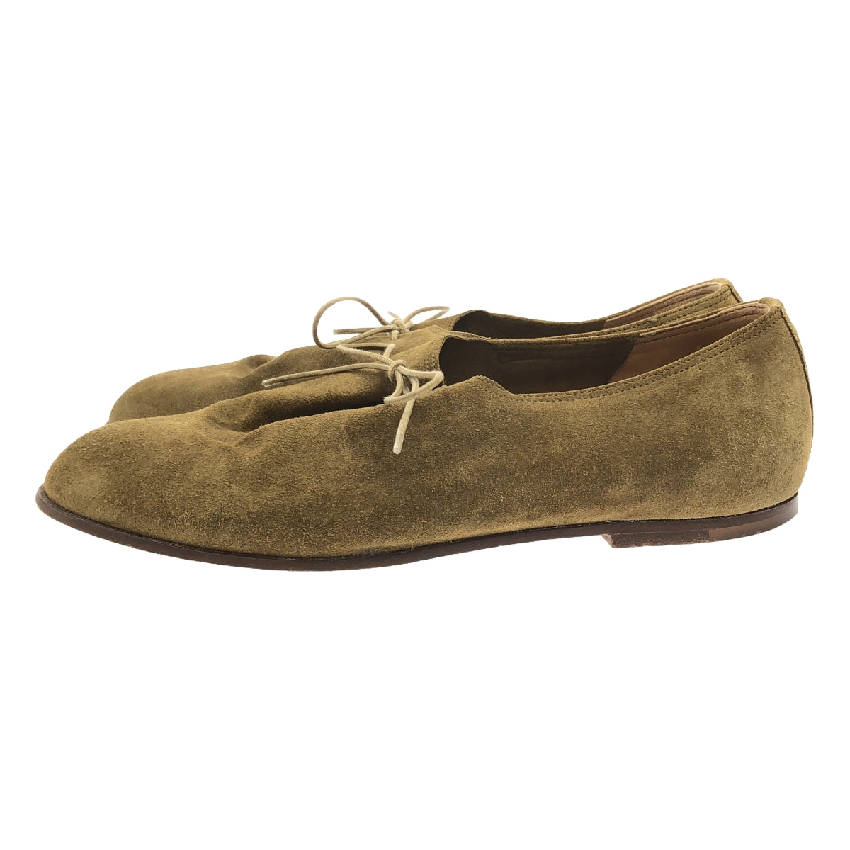 [Beautiful Condition] SOLOVIERE / Soloviere | MATTHIEU Suede Leather Lace-up Shoes | 39 | Khaki | Women's