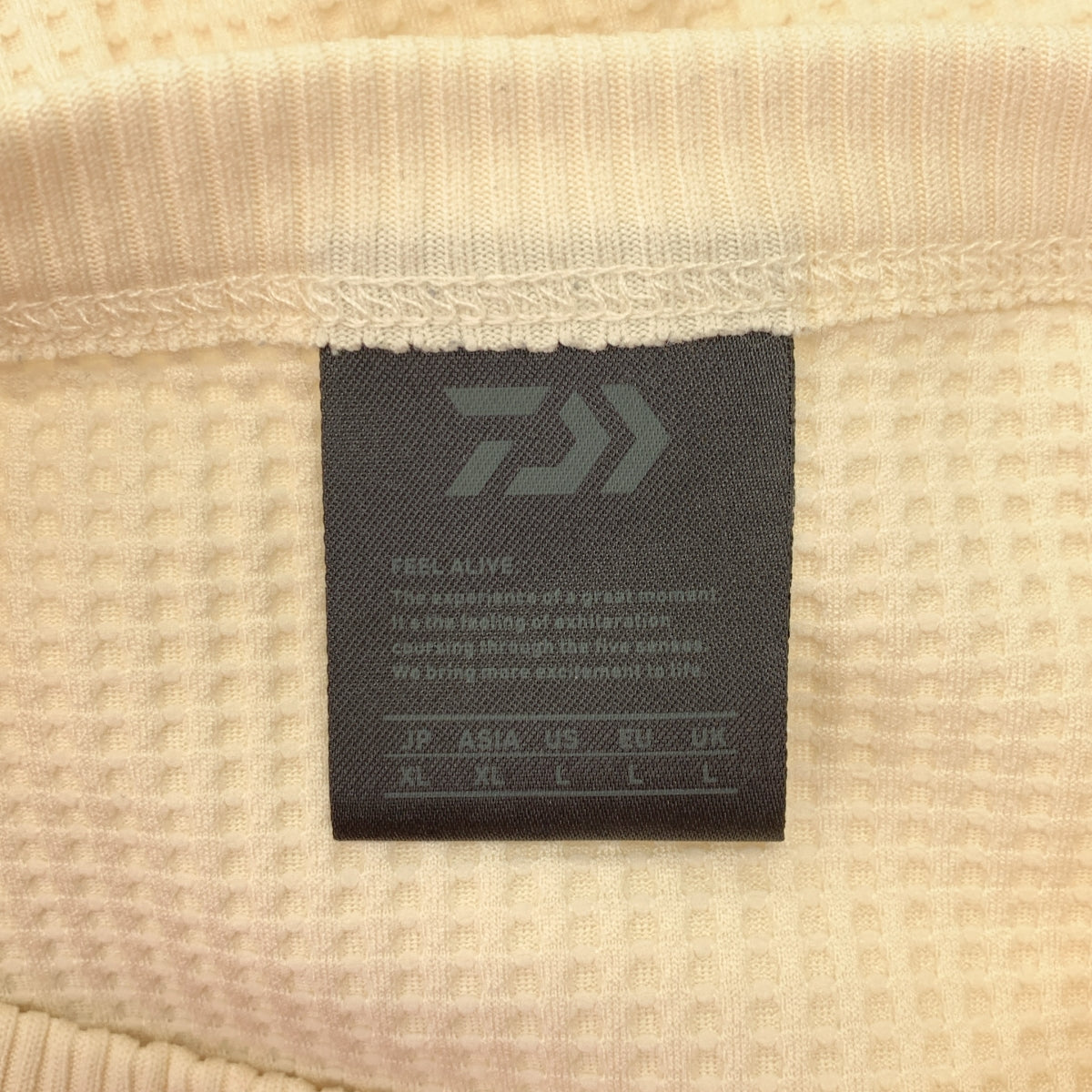 DAIWA PIER39 / 다이와 피어 서틴 나인 | TECH THERMAL CREW S / S / 오버 실루엣 와플 T 셔츠 컷소우 | XL | 남성