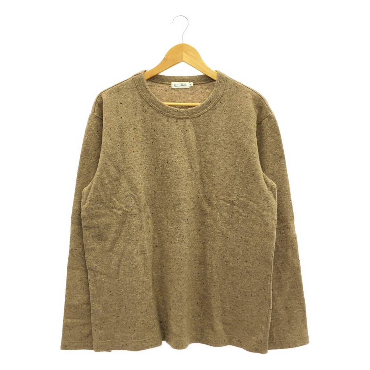 sans limite / Sun Limit | Nep Wool Long T Pullover | 2 | Beige | Men's