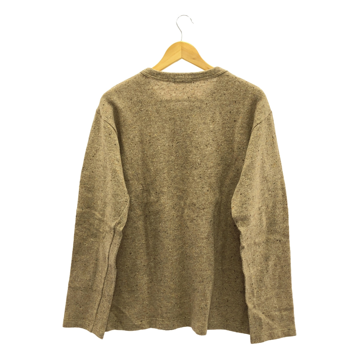 sans limite / Sun Limit | Nep Wool Long T Pullover | 2 | Beige | Men's