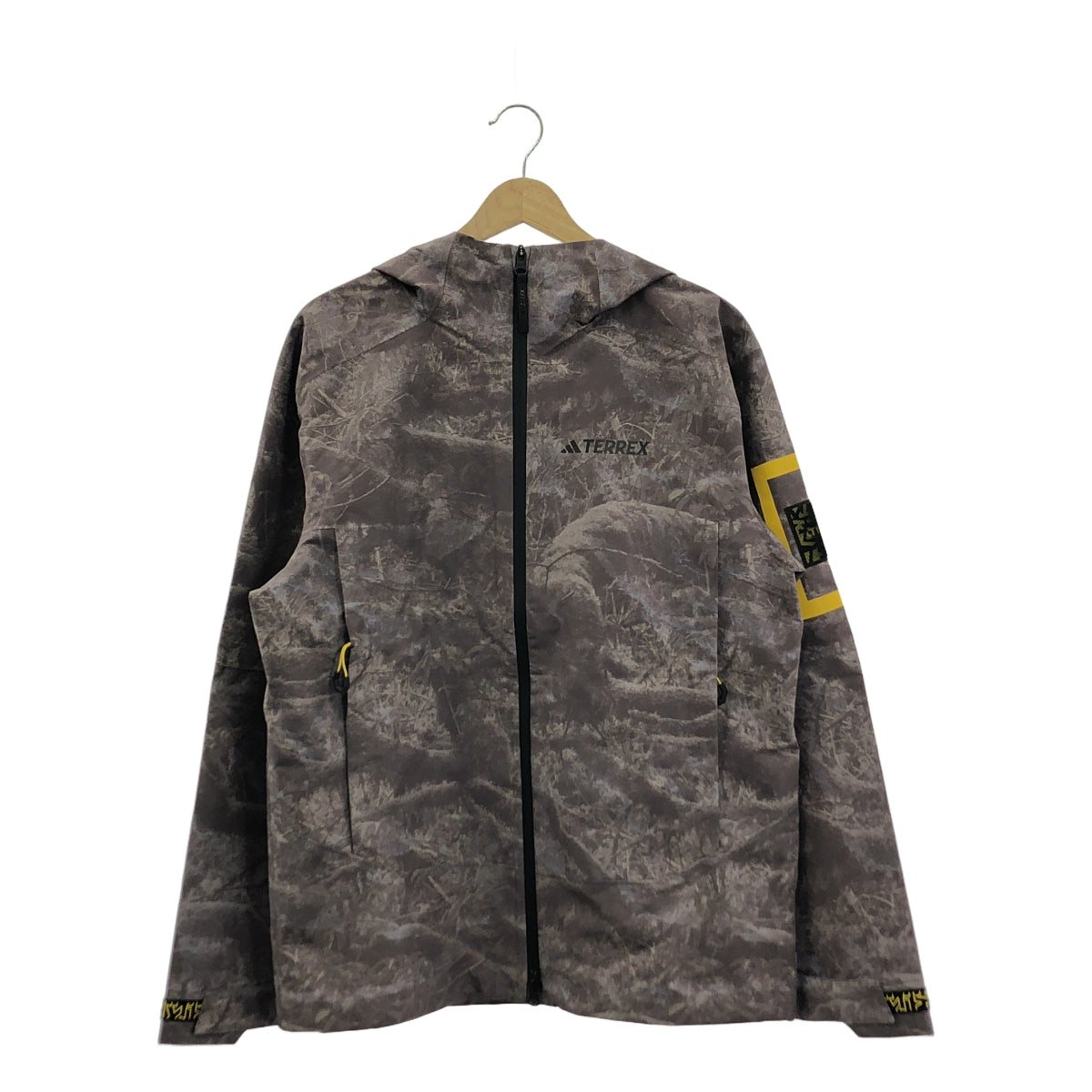 阿迪達斯 | 2024AW | M TERREX NATGEO RAIN RDY JACKET 幾何 Terrex 外套 | 灰色 | 男款