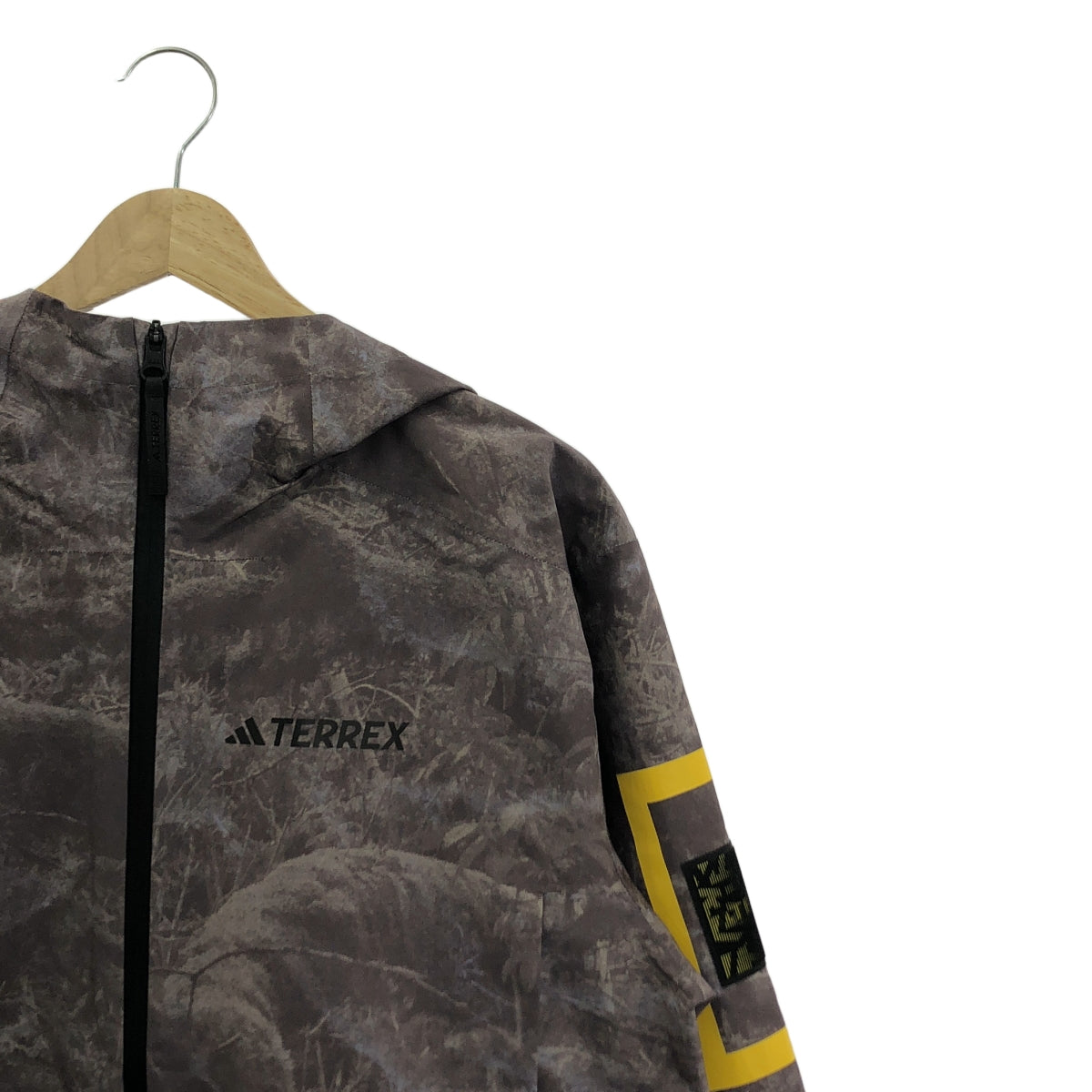 阿迪達斯 | 2024AW | M TERREX NATGEO RAIN RDY JACKET 幾何 Terrex 外套 | 灰色 | 男款