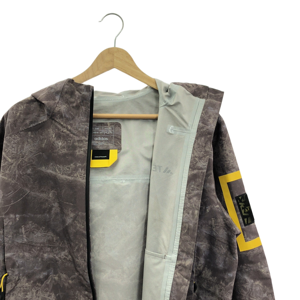 阿迪達斯 | 2024AW | M TERREX NATGEO RAIN RDY JACKET 幾何 Terrex 外套 | 灰色 | 男款