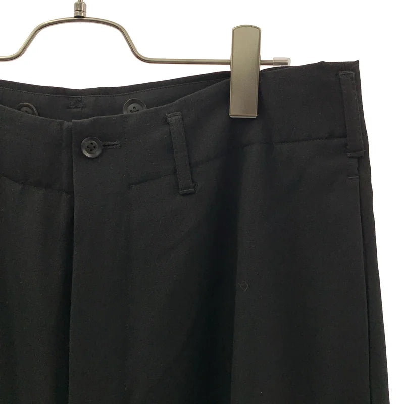 YOHJI YAMAMOTO POUR HOMME / ヨウジヤマモトプールオム | 2018AW | ウール ギャバジン ワイドハカマパンツ | 2 | メンズ
