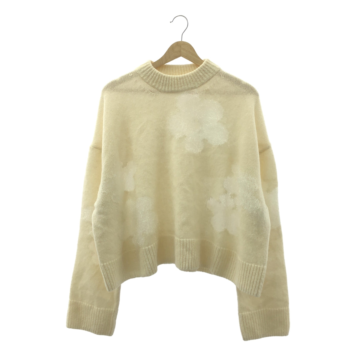 Cecilie Bahnsen / セシリーバンセン | UBERTA LONG SLEEVE PULLOVER プルオーバーニット | ホワイト | レディース