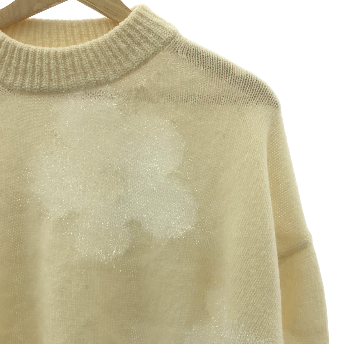 Cecilie Bahnsen / セシリーバンセン | UBERTA LONG SLEEVE PULLOVER プルオーバーニット | ホワイト | レディース