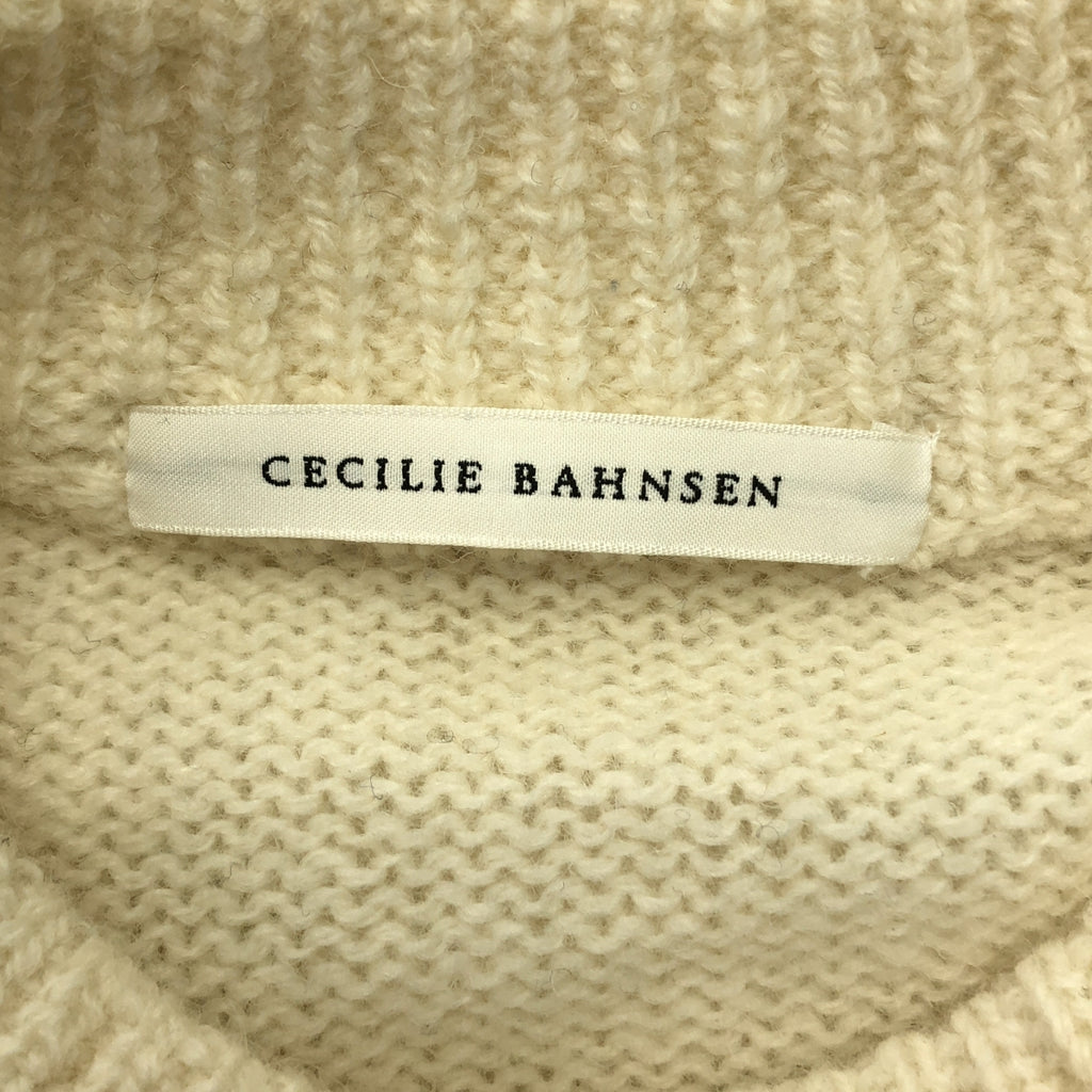 Cecilie Bahnsen / セシリーバンセン | UBERTA LONG SLEEVE PULLOVER プルオーバーニット | ホワイト | レディース