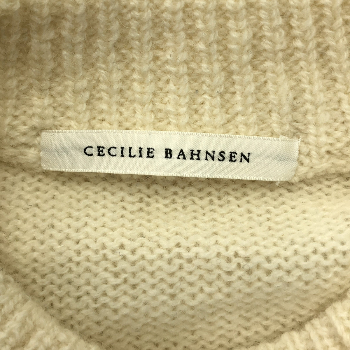 Cecilie Bahnsen / セシリーバンセン | UBERTA LONG SLEEVE PULLOVER プルオーバーニット | ホワイト | レディース